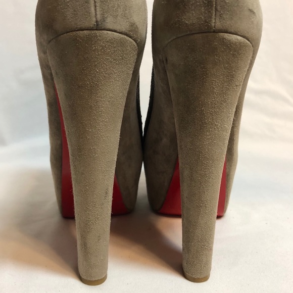Christian Louboutin Python Suede Booties - Picture 5 of 16